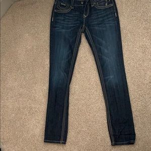 Darker wash express jeans